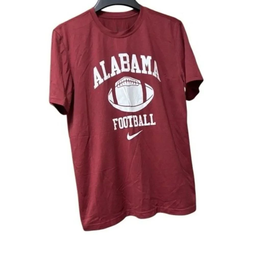 Alabama Crimson Tide Football Size Medium The Nike Tee Dri-Fit T-Shirt